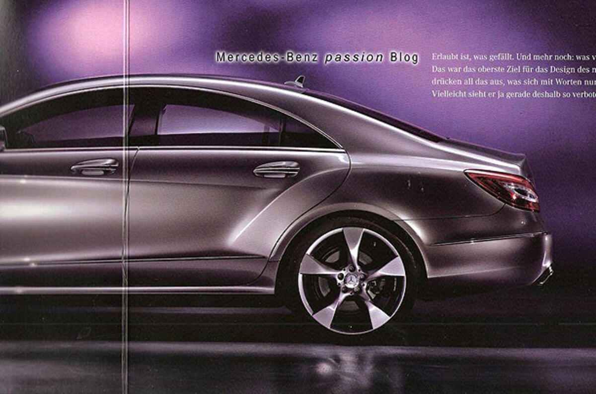 New Mercedes CLS leaks out