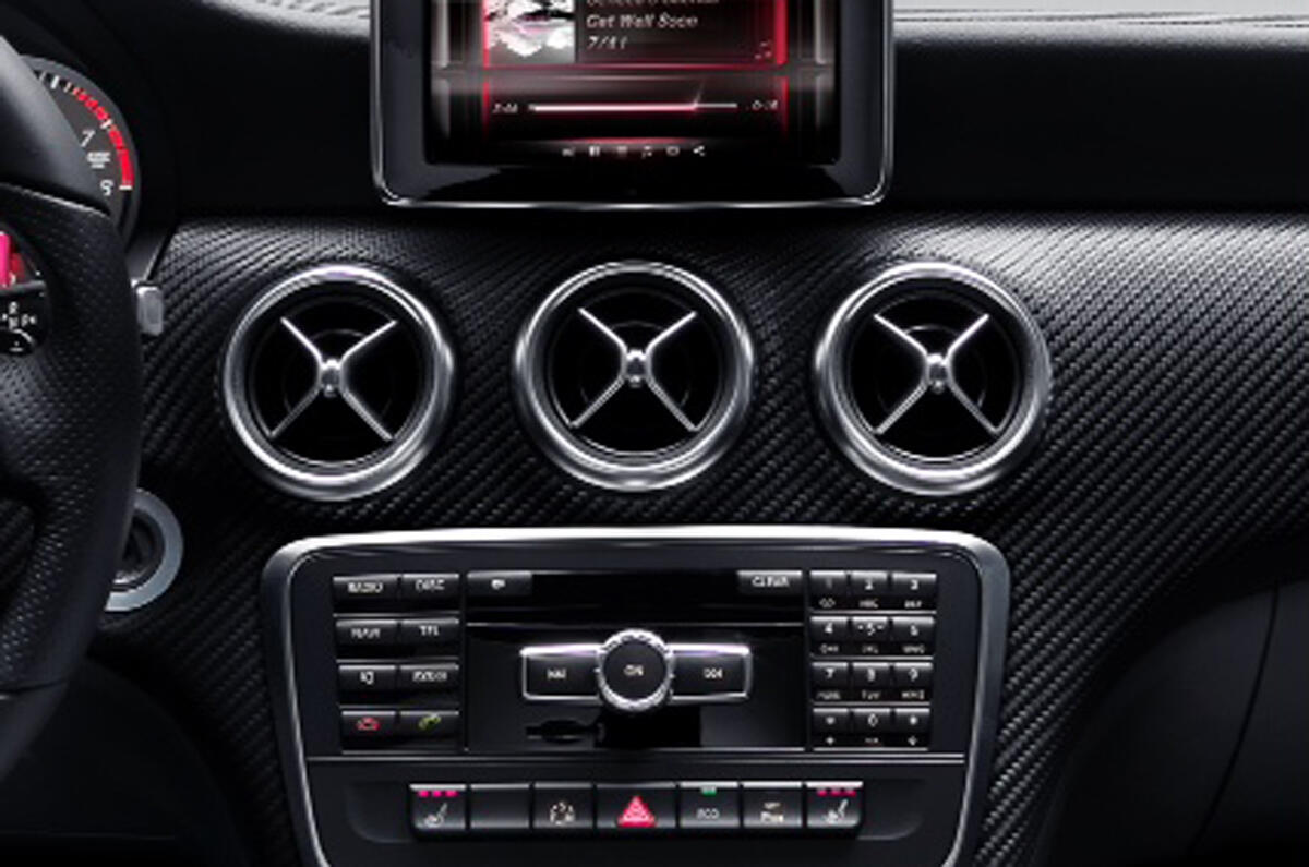 Mercedes A-class – first interior pics
