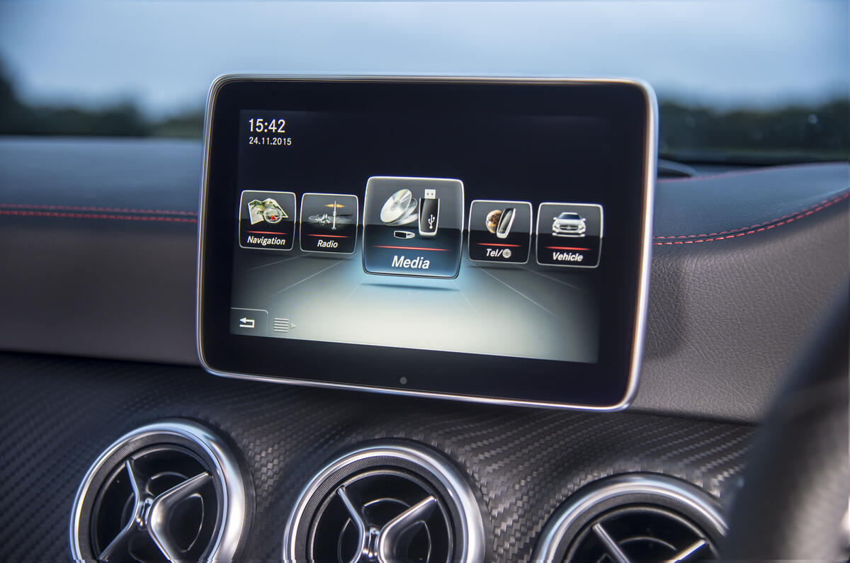 Mercedes-Benz A-Class infotainment system