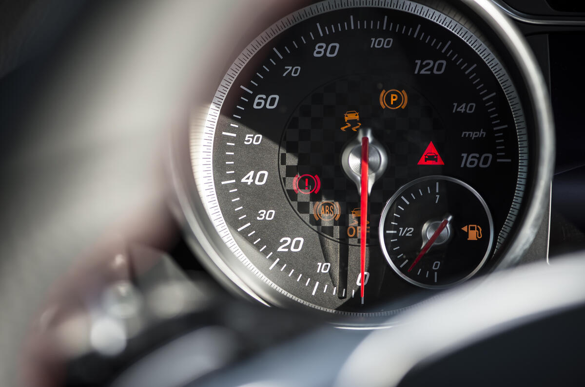 Mercedes-Benz A-Class instrument cluster