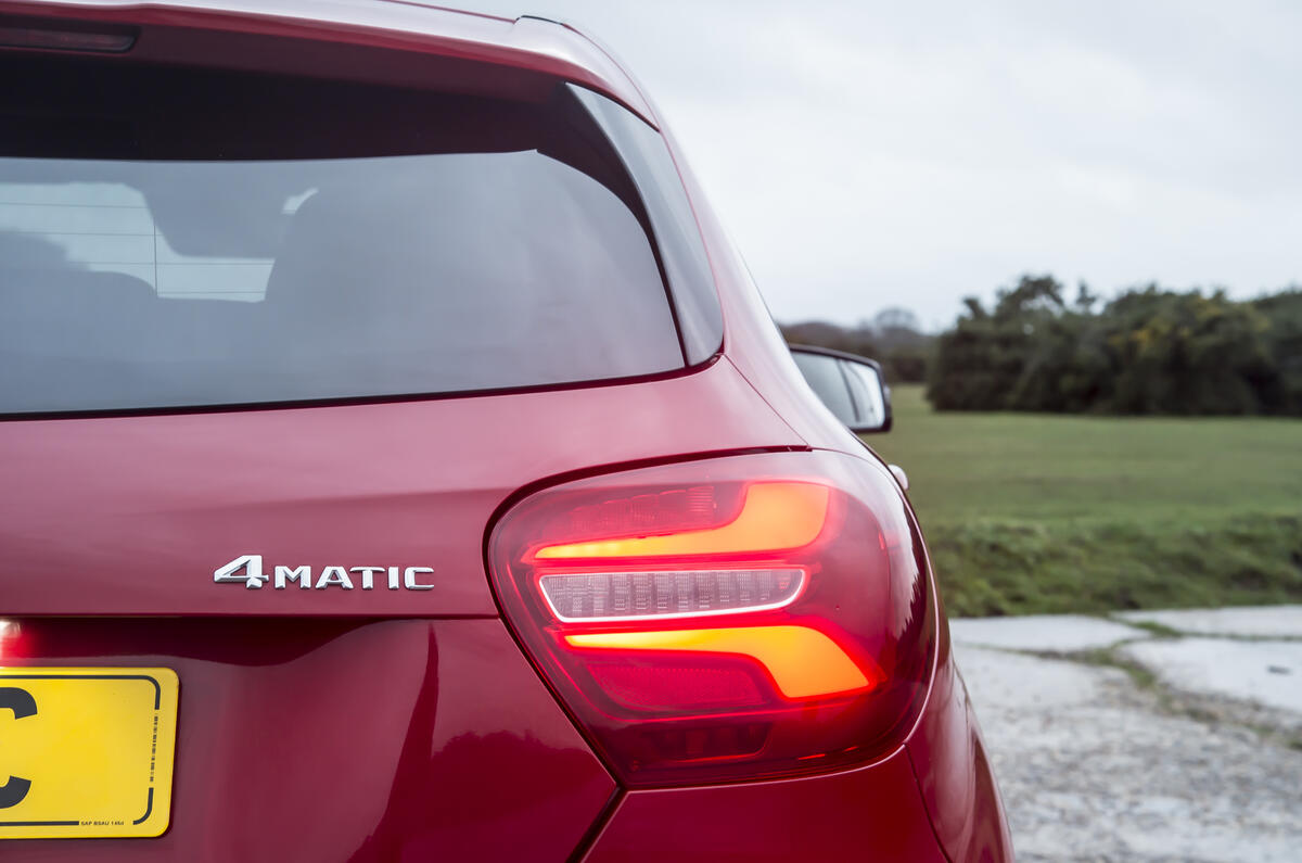 Mercedes-Benz A-Class rear lights