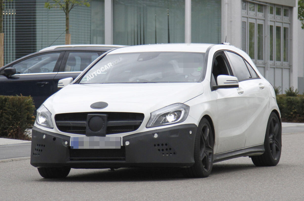 Mercedes A25 AMG: new spy pics