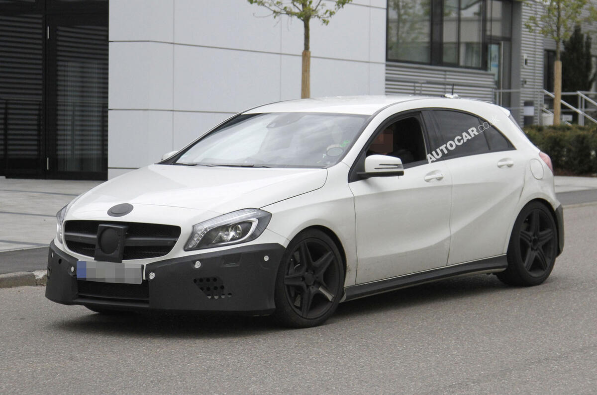 Mercedes A25 AMG: new spy pics