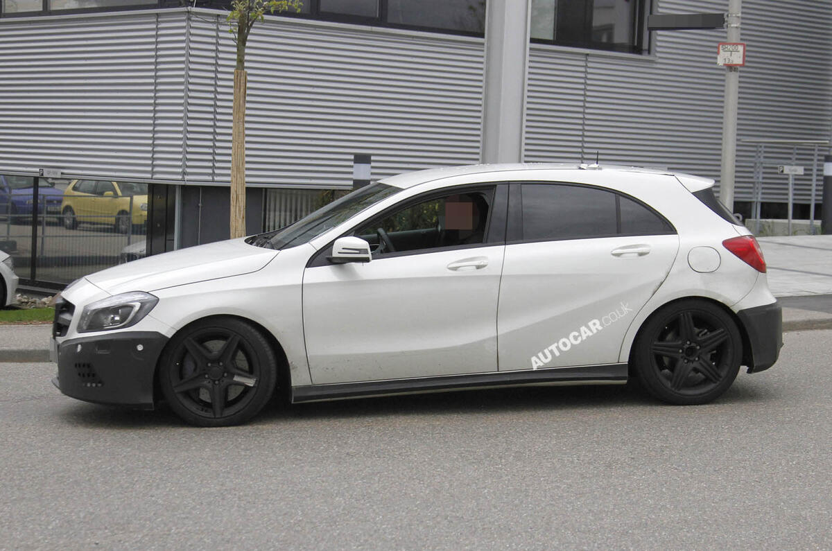 Mercedes A25 AMG: new spy pics