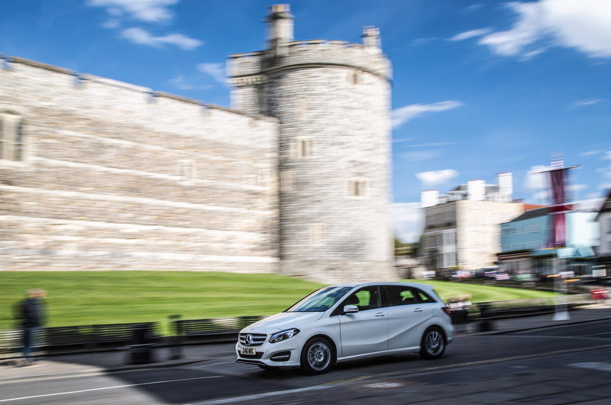 Mercedes-Benz B-Class side profile
