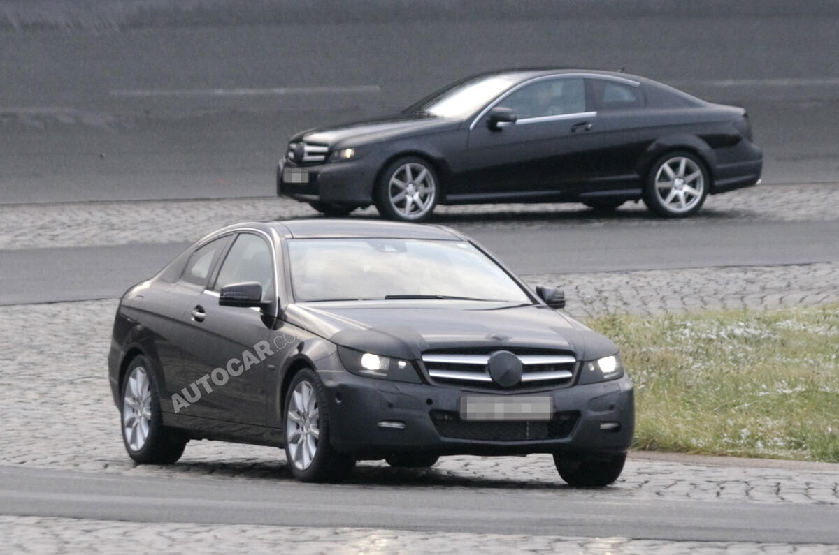 no title Merc C-class coupe scooped