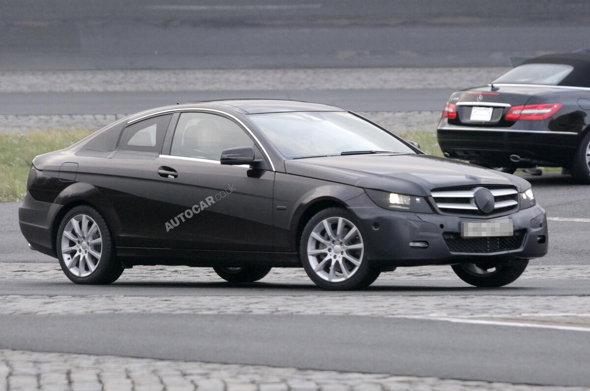 no title Merc C-class coupe scooped