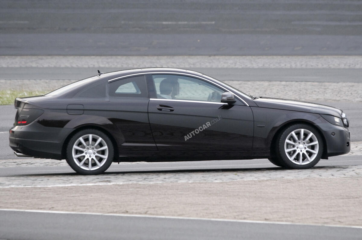 no title Merc C-class coupe scooped