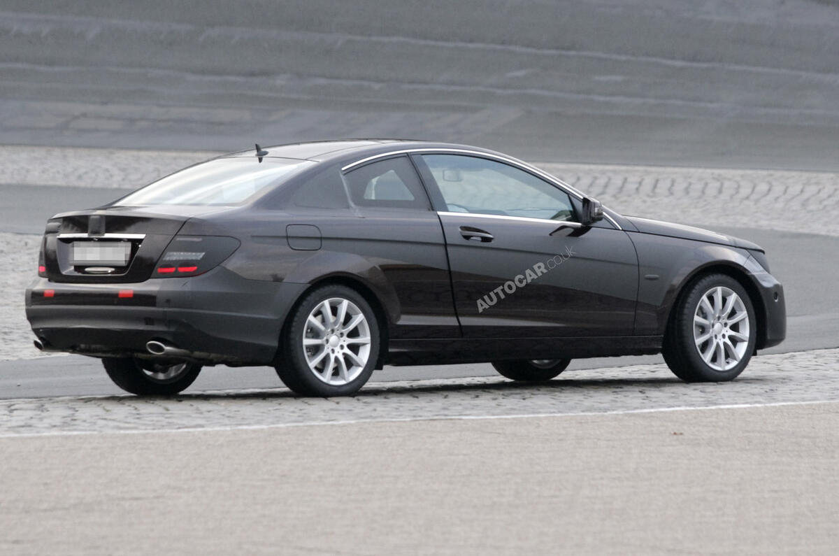 no title Merc C-class coupe scooped