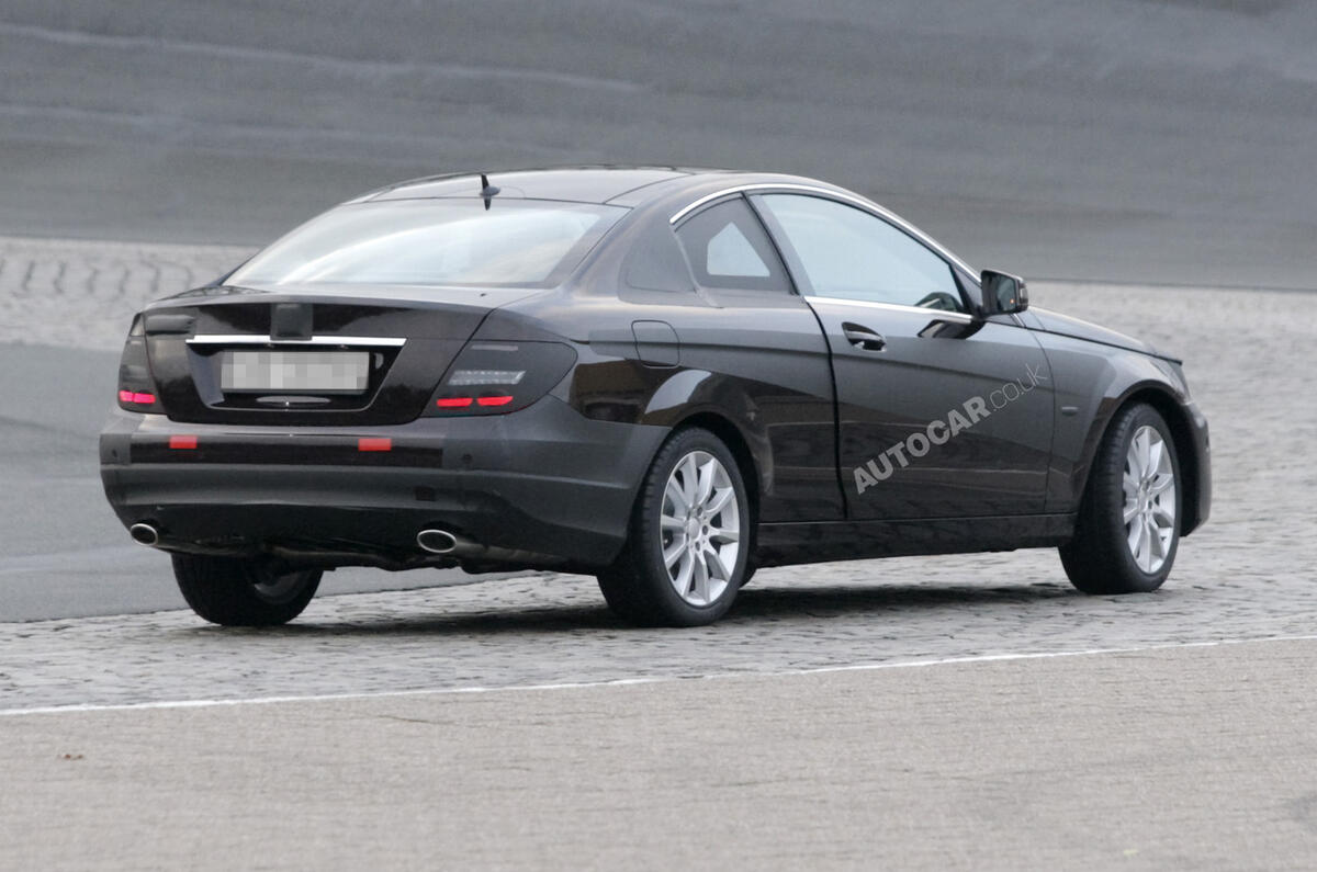 no title Merc C-class coupe scooped