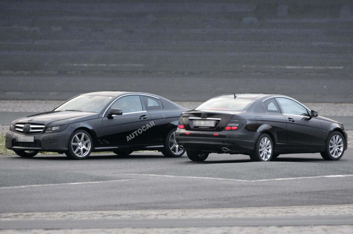 no title Merc C-class coupe scooped