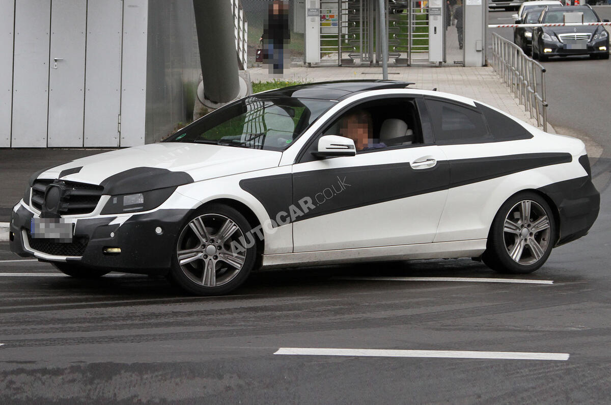 no title Mercedes C-class coupé - new pics