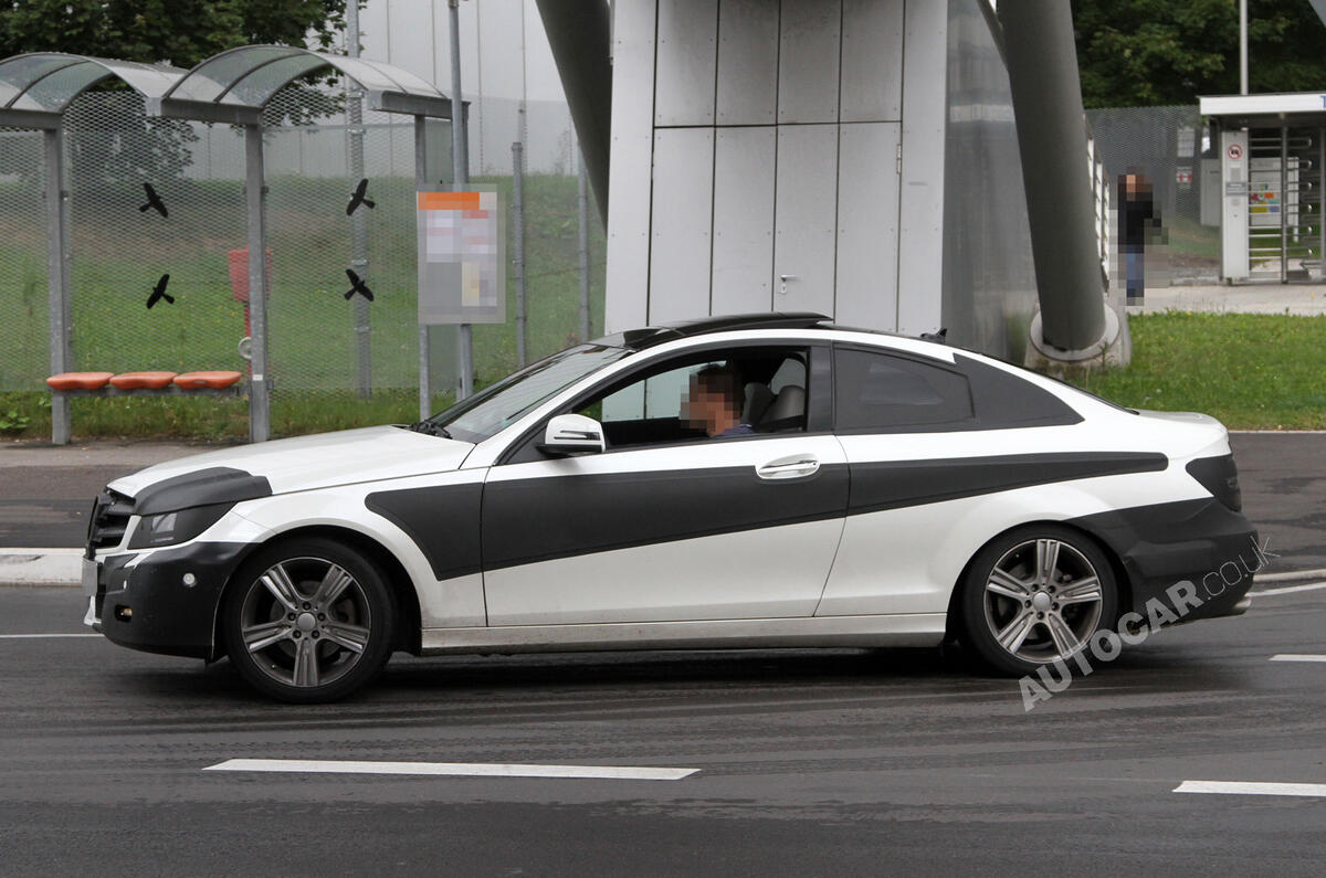 no title Mercedes C-class coupé - new pics