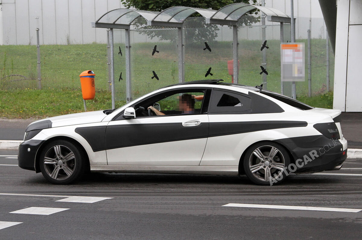 no title Mercedes C-class coupé - new pics