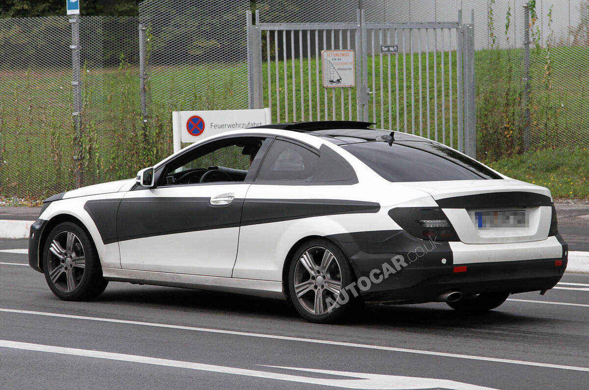 no title Mercedes C-class coupé - new pics