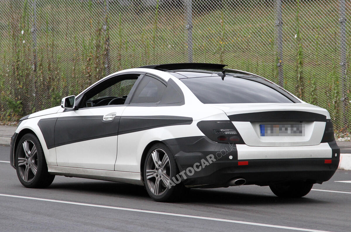 no title Mercedes C-class coupé - new pics