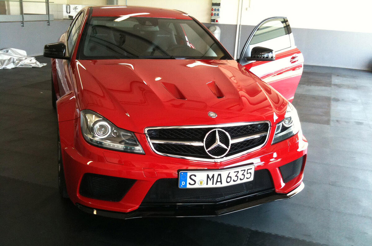 Merc C63 AMG Black Series leaked