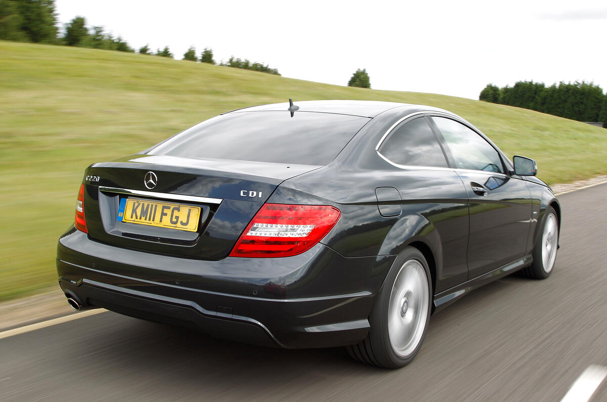 Mercedes-Benz C-Class Coupé rear quarter