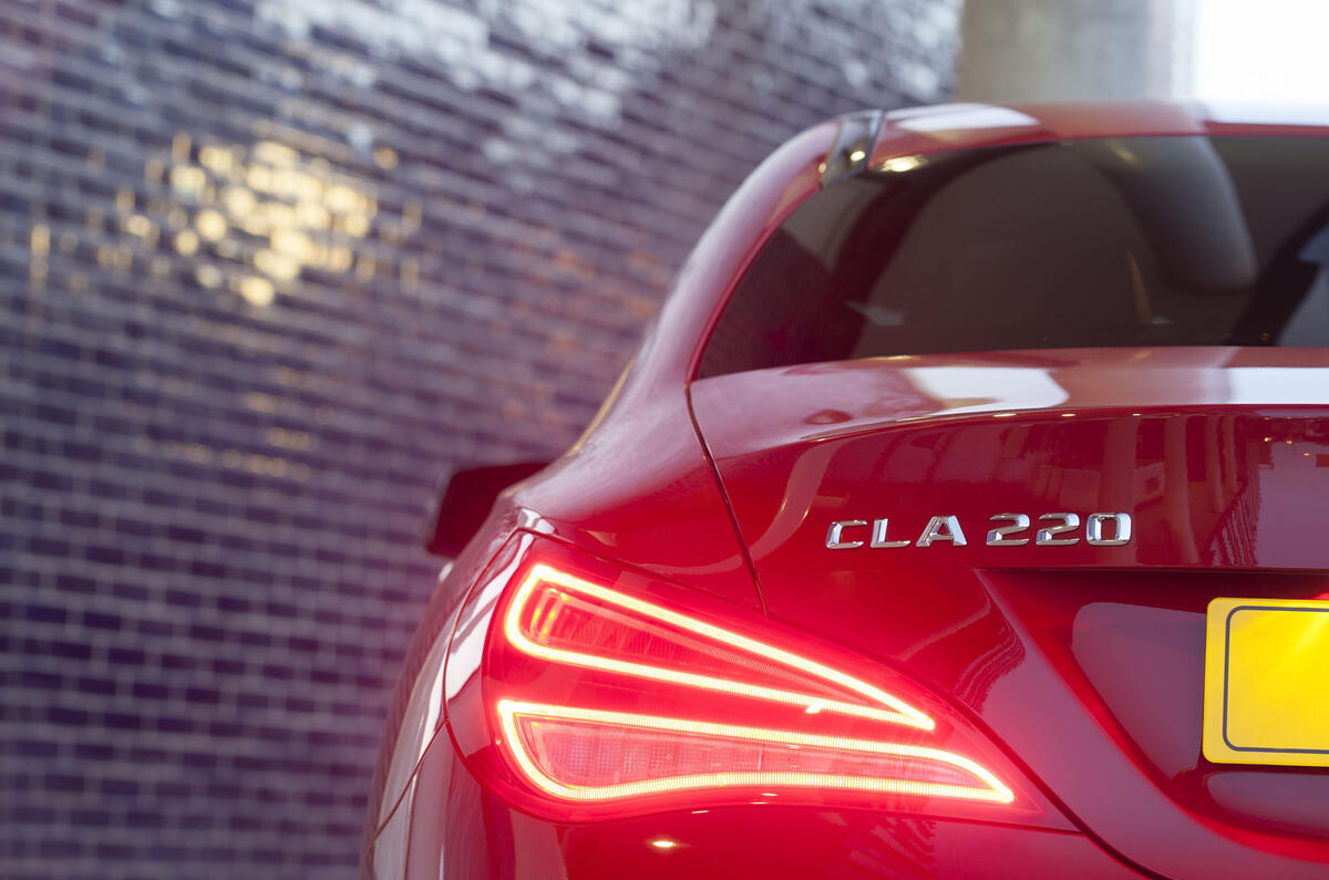 Mercedes-Benz CLA rear lights
