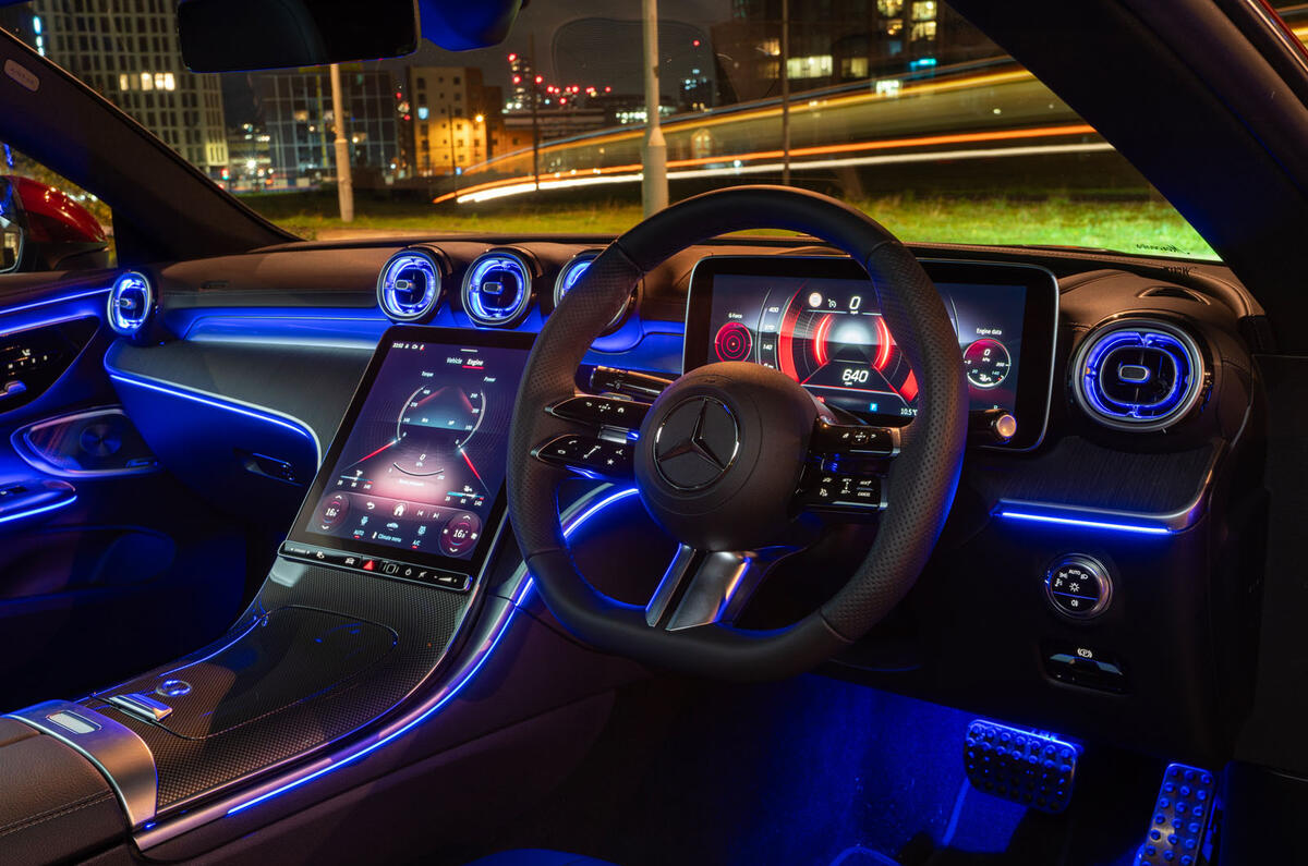 mercedes benz cle review 2023 23 interior mood lighting