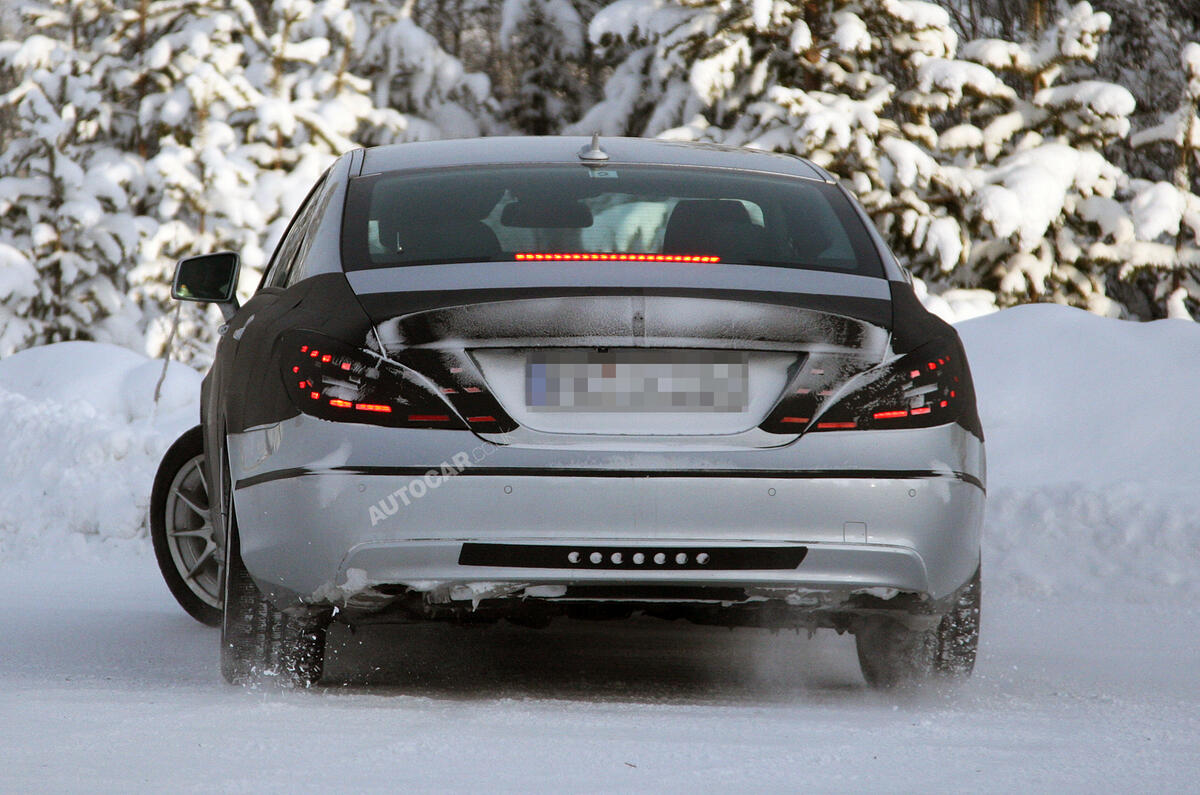New Mercedes CLS spied