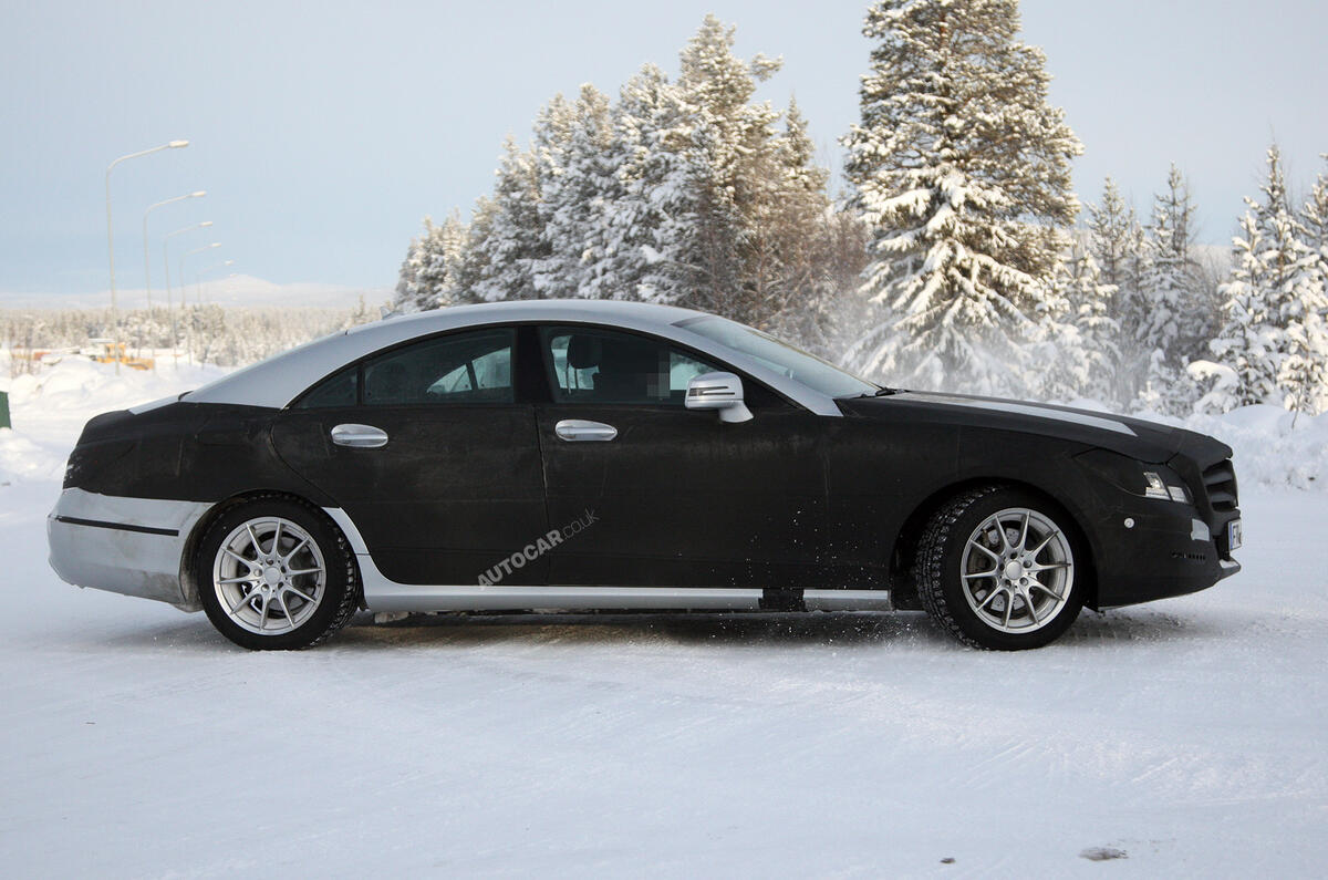 New Mercedes CLS spied