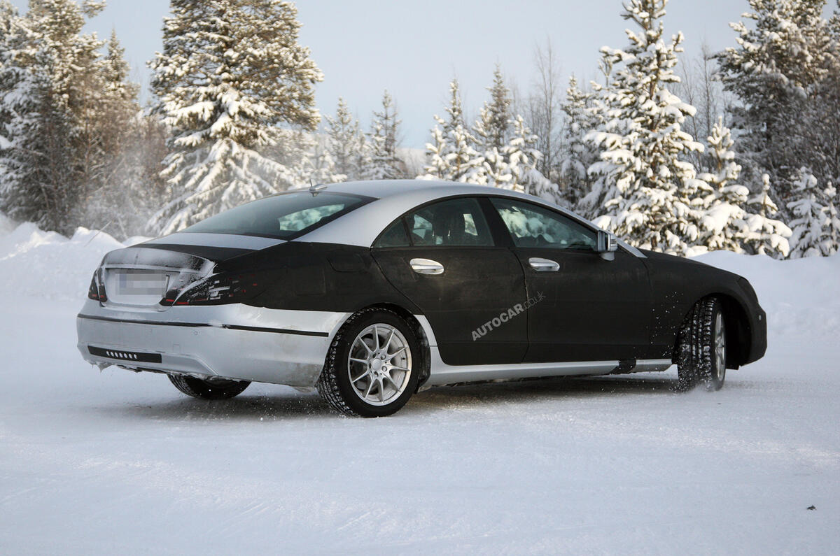 New Mercedes CLS spied