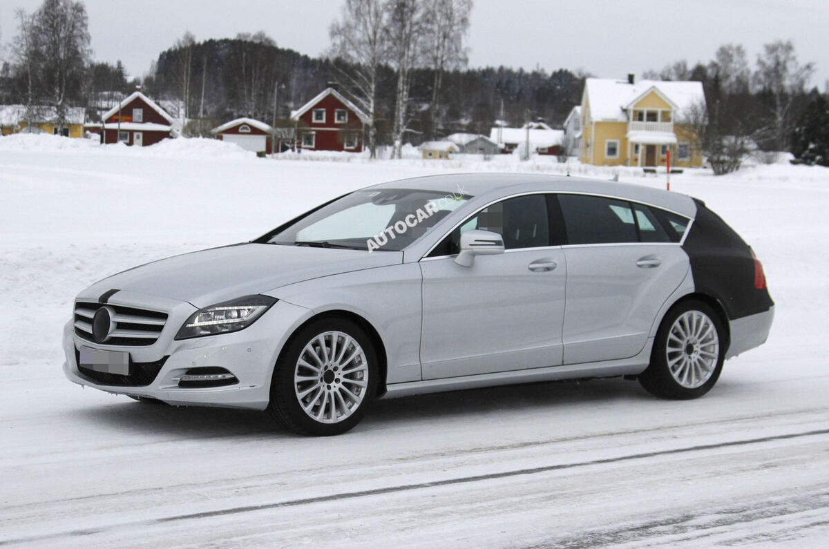 Merc CLS Shooting Brake: latest pics
