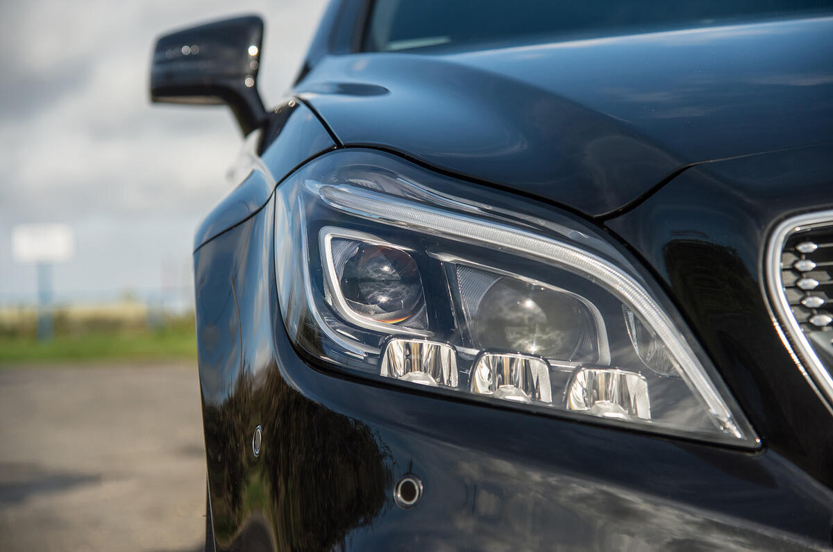 Mercedes-Benz CLS LED headlights
