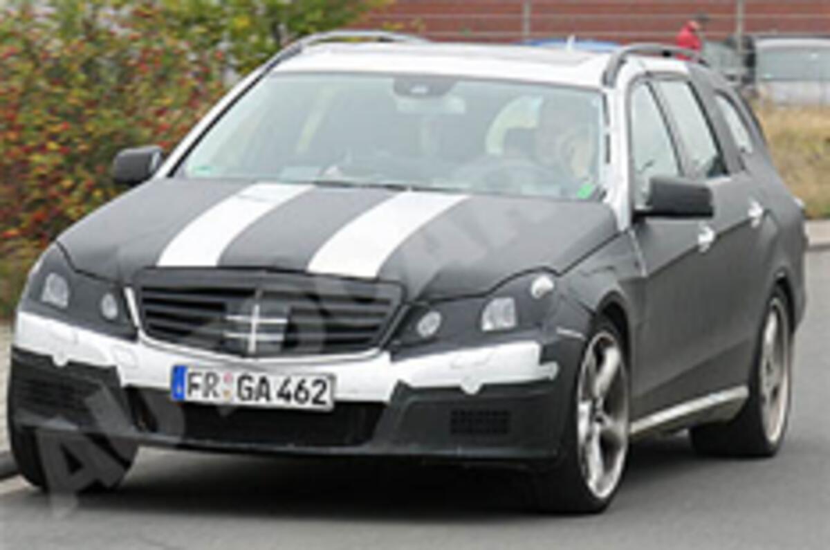 Spied: next Mercedes E63 AMG estate