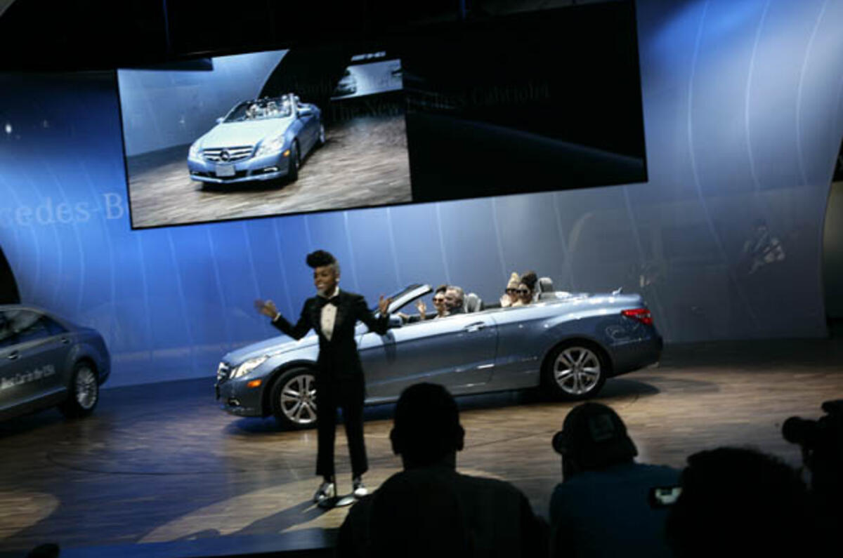 Detroit motor show: E-class cabrio