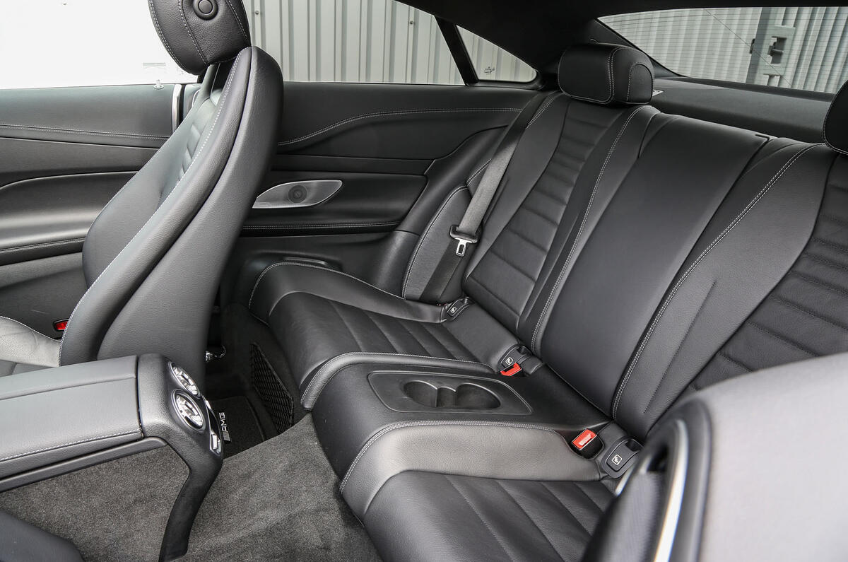 Mercedes-Benz E-Class Coupé rear seats