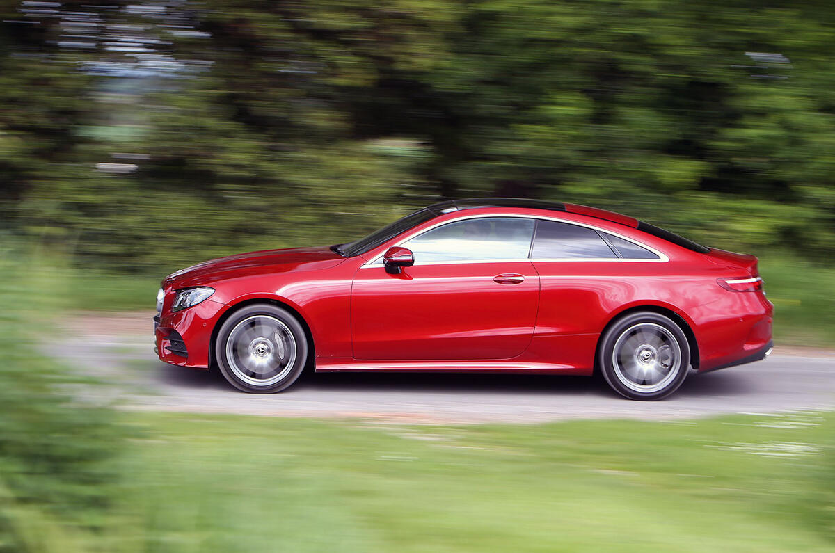 Mercedes-Benz E-Class Coupé side profile