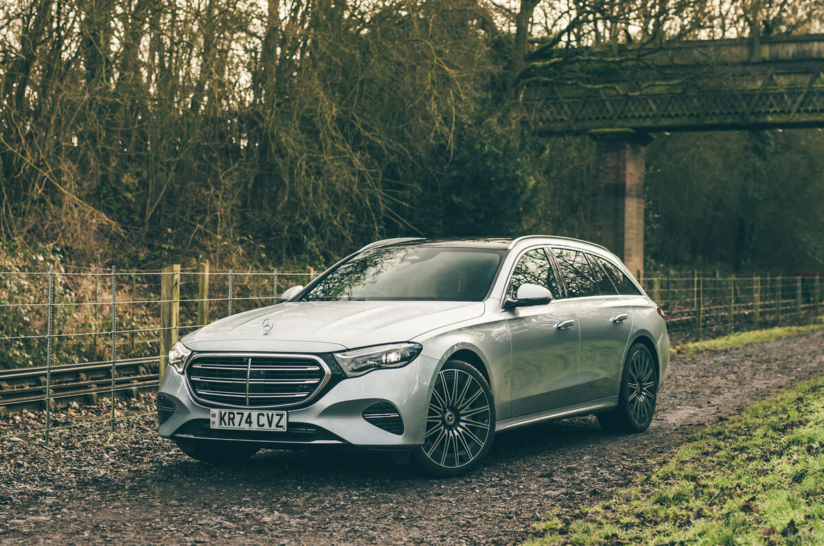 Mercedes Benz E450d Estate 2025 Review front static 16