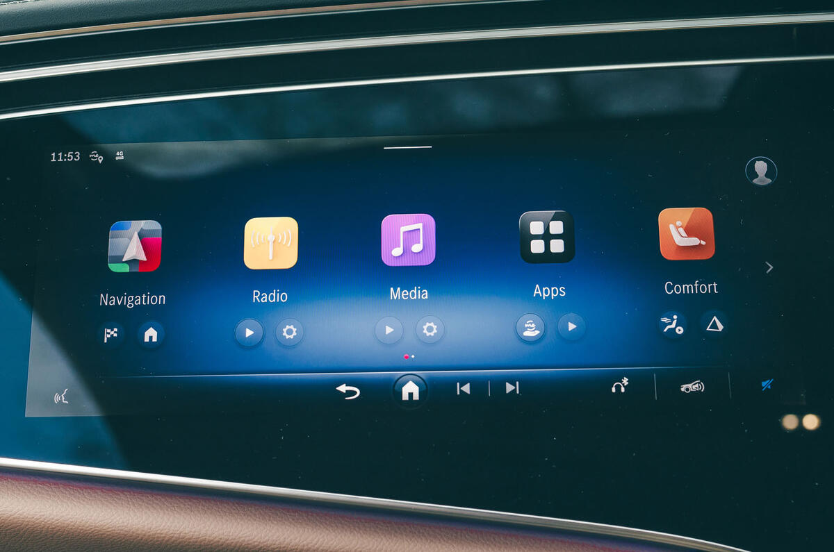 Mercedes Benz E450d Estate 2025 Review infotainment 21