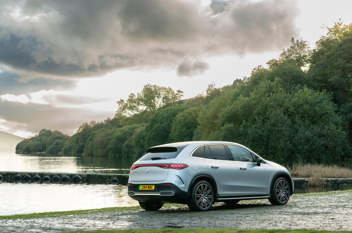 mercedes benz eqe suv review 2023 23 static rear mercedes benz eqe suv review 2023 23 static rear