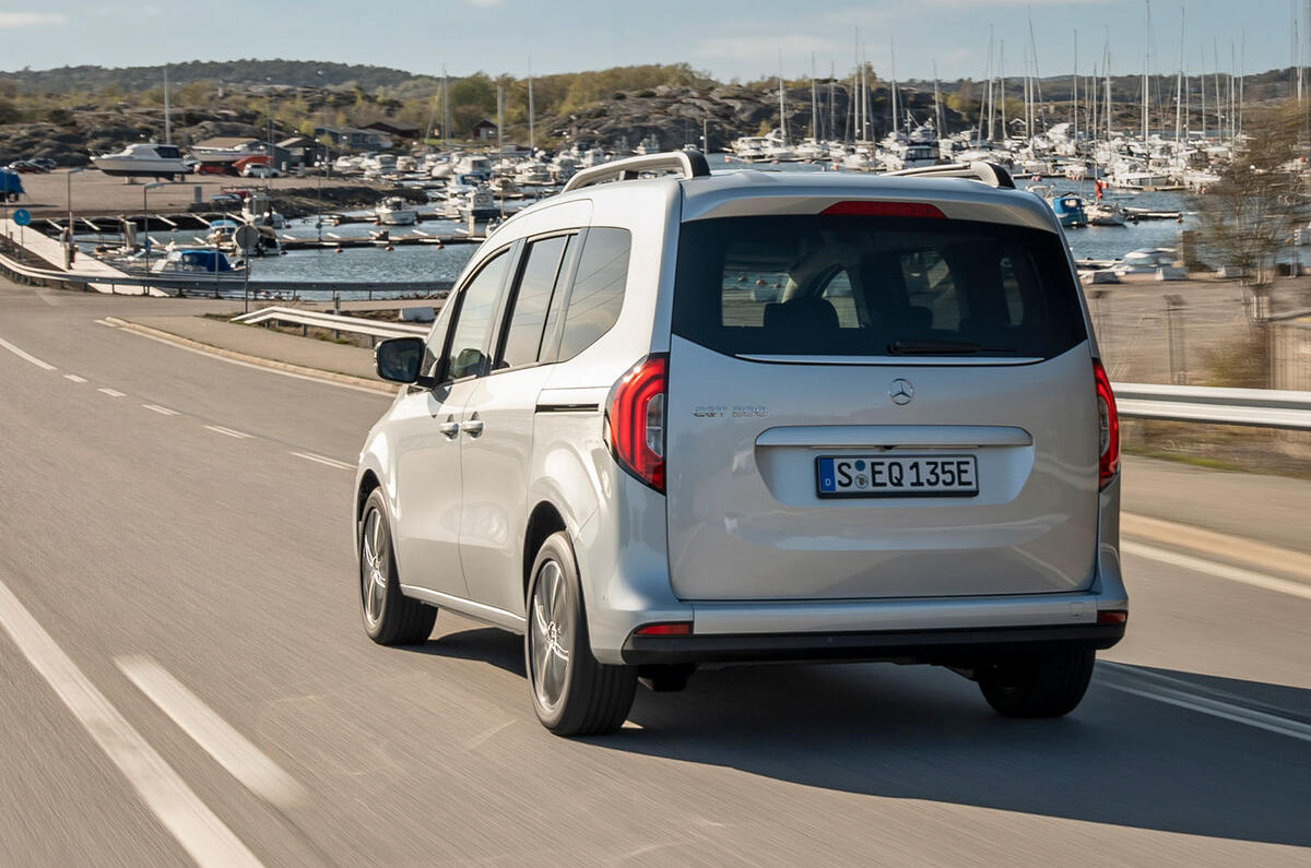 mercedes benz eqt review 2023 13 tracking rear mercedes benz eqt review 2023 13 tracking rear