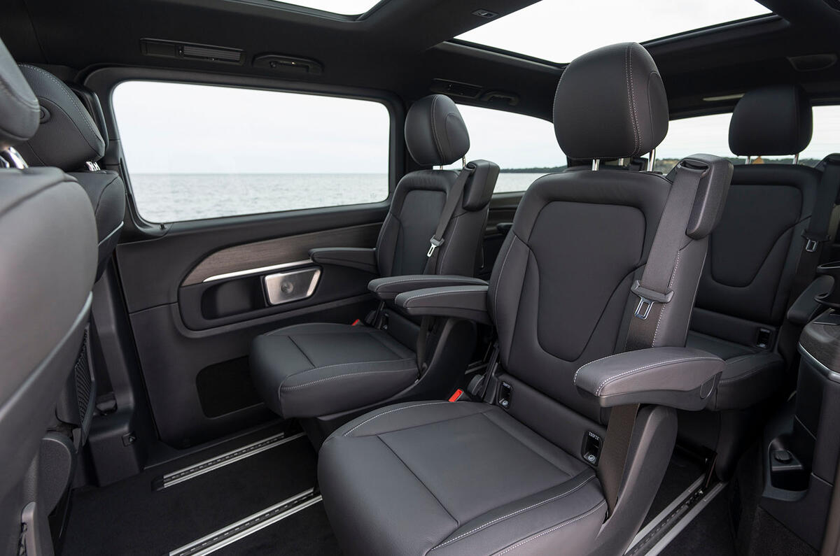 mercedes benz eqv review 2024 10 middle row of seats mercedes benz eqv review 2024 10 middle row of seats