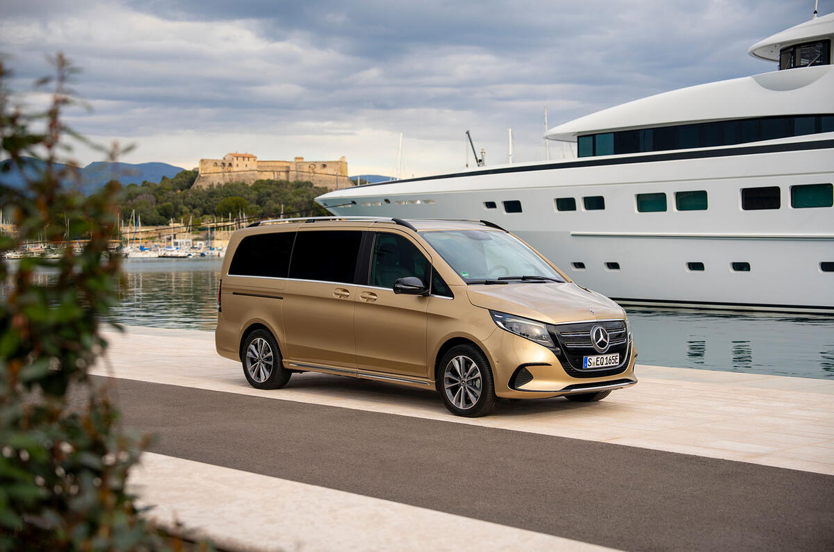 mercedes benz eqv review 2024 15 static front mercedes benz eqv review 2024 15 static front