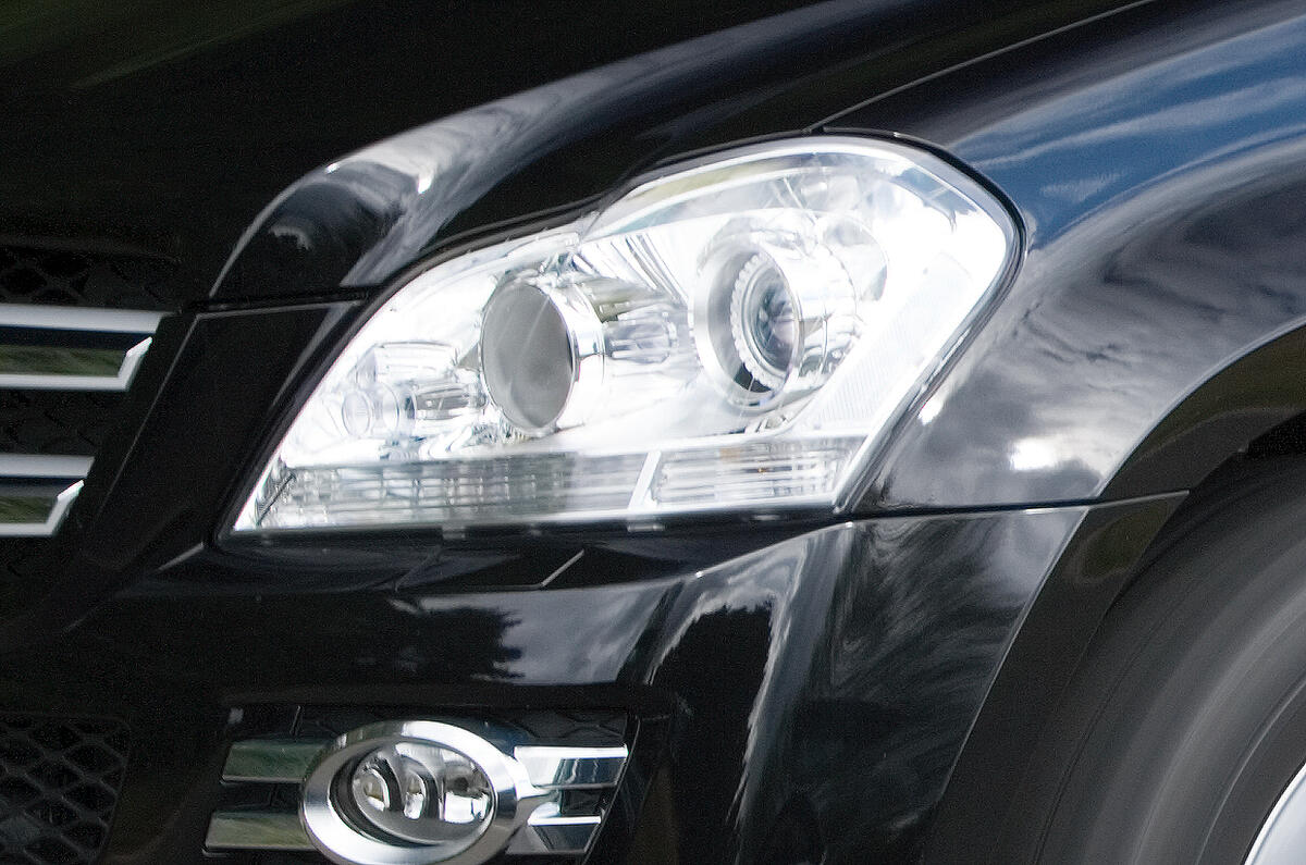 There are few surprise-and-delight design features Mercedes-Benz GL headlights