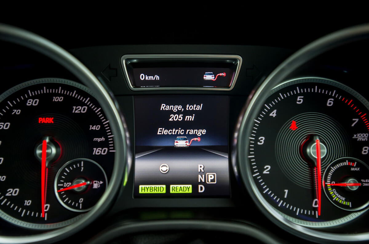 Mercedes-Benz GLE instrument cluster