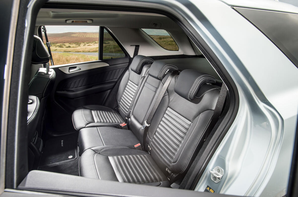 Mercedes-Benz GLE rear seats