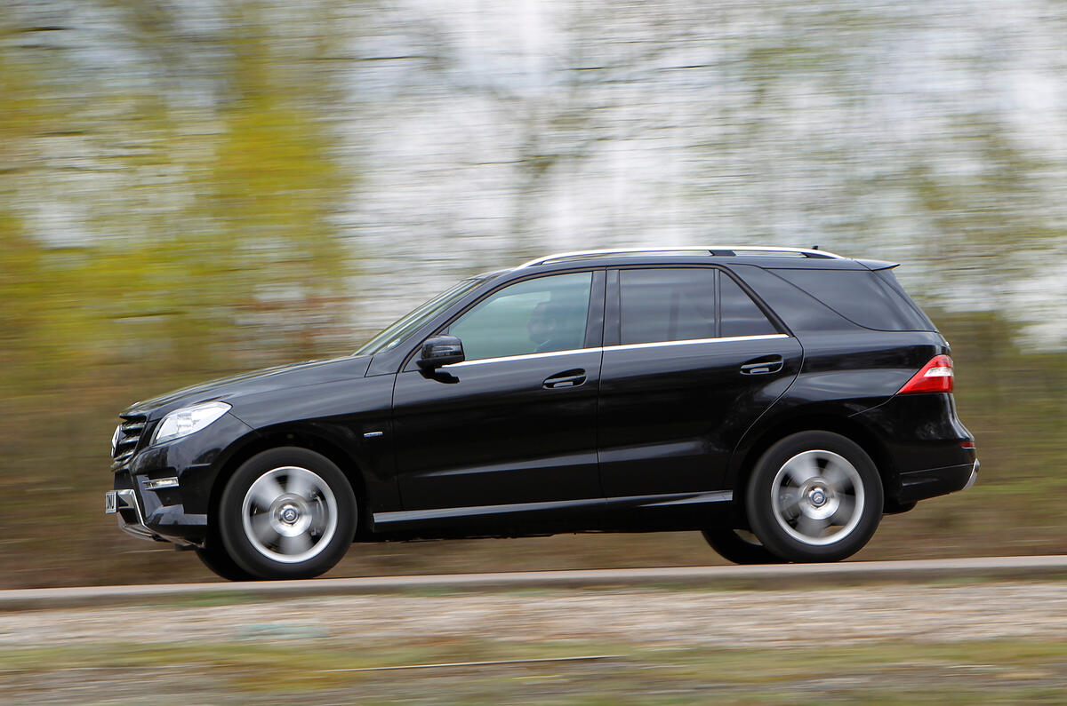 Mercedes-Benz M-Class side profile