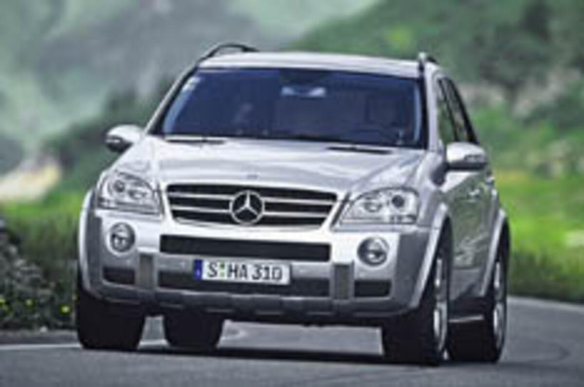 Mercedes ML guns for the Cayenne