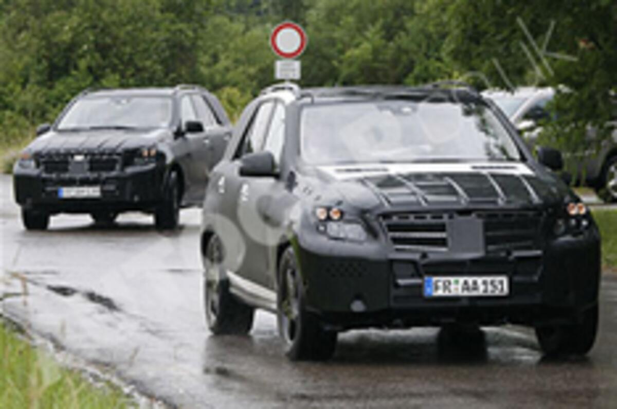 New Mercedes ML spotted
