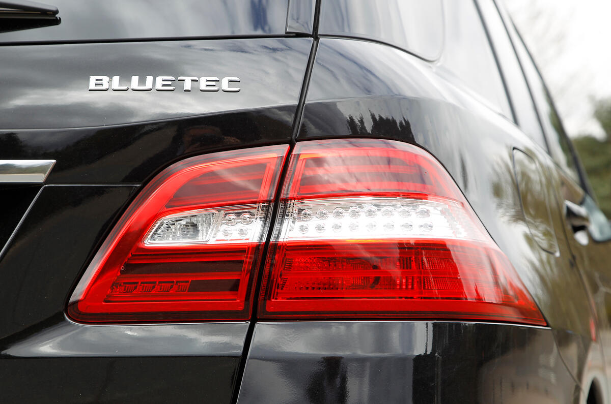 Mercedes-Benz M-Class rear lights