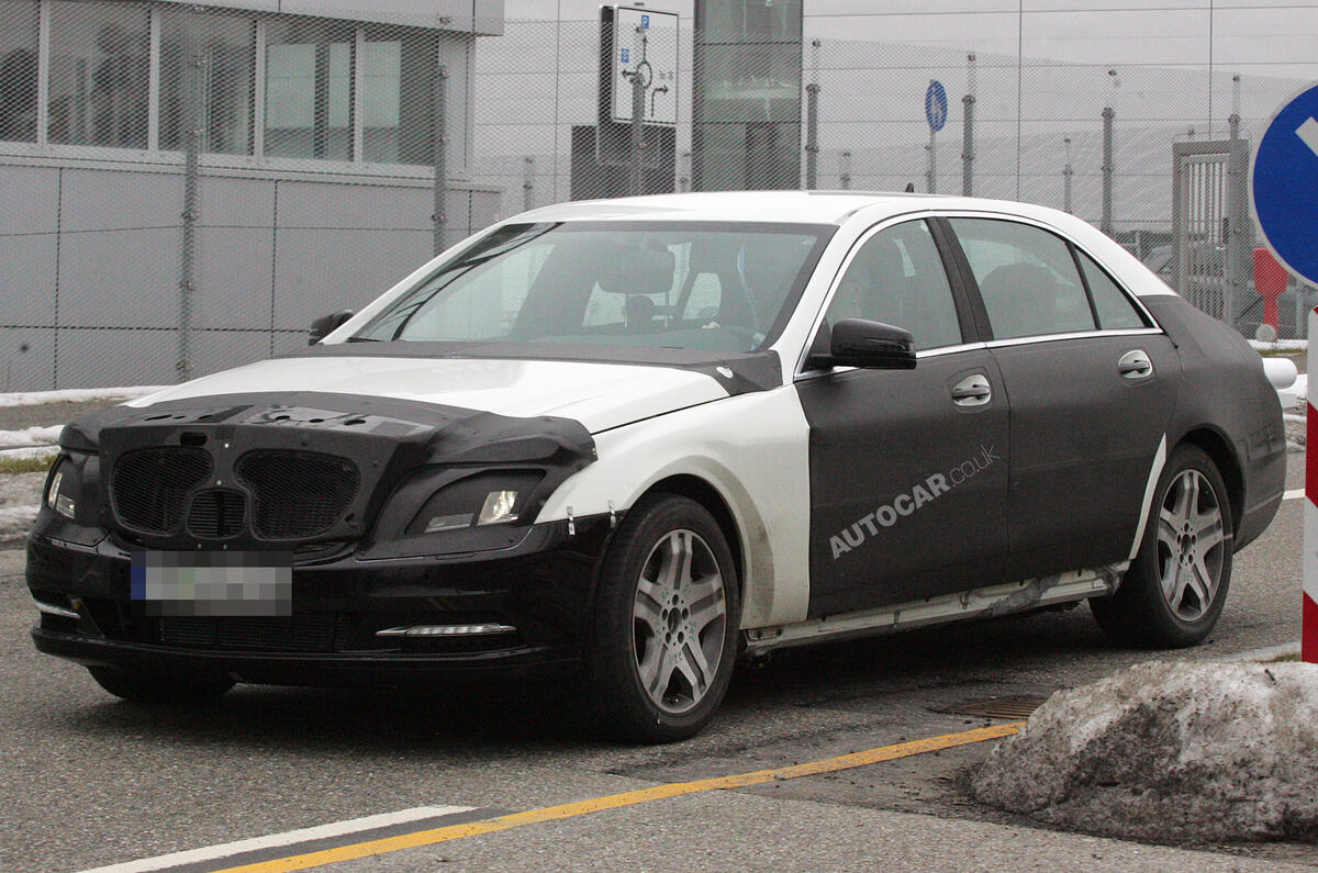 no title New Mercedes S-class spied
