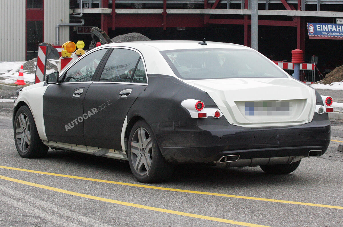 no title New Mercedes S-class spied