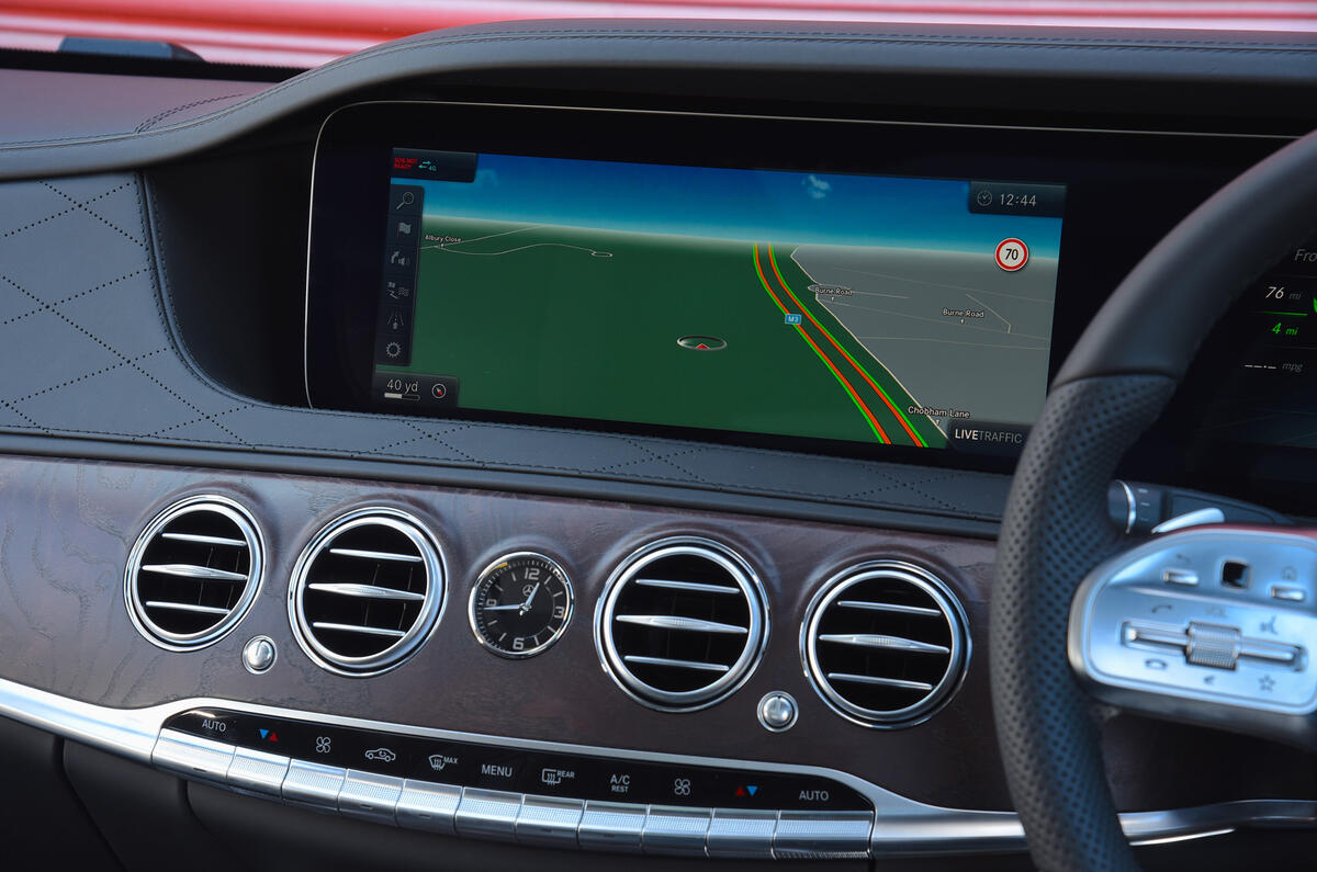 Mercedes-Benz S-Class COMAND infotainment system