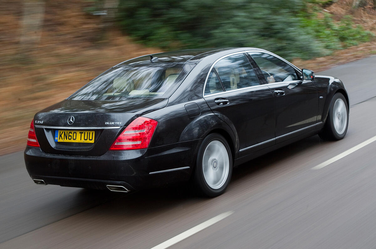 S350 CDI accounts for more than 80 per cent of sales in the UK Mercedes-Benz S-Class rear